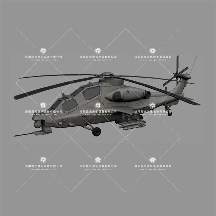融安武装直升机3D模型