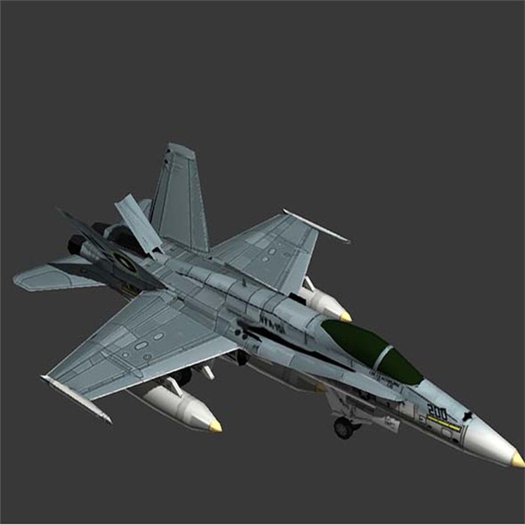 融安3D舰载战斗机模型